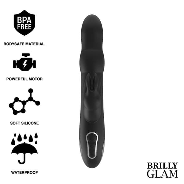 Brilly Glam- Moebius Rabbit Vibrator & Rotator kompatibel med Watchme trådløs teknologi