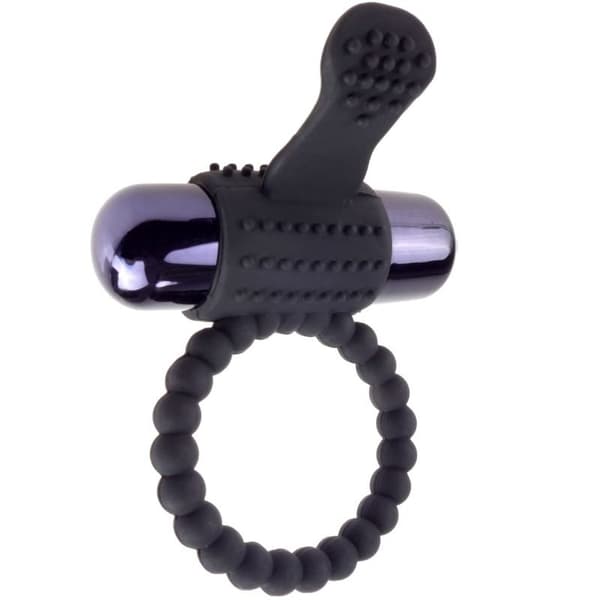 Fantasy C-Ringz - Svart silikon vibrerende ring