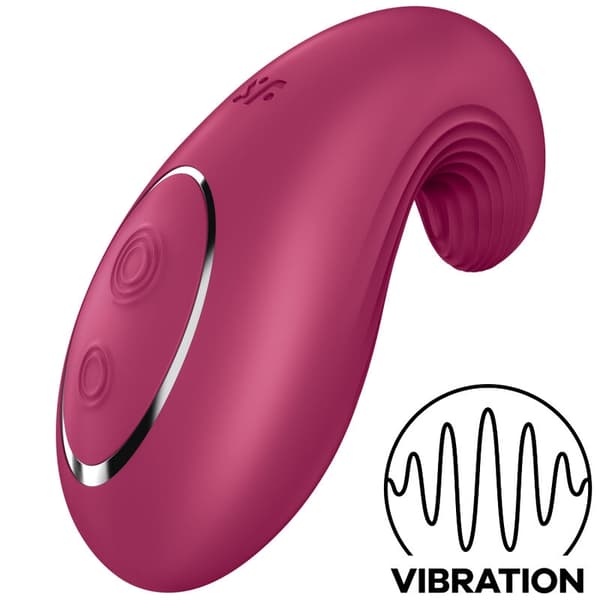Satisfyer - Dipping Delight Lay-On Vibrator Rød