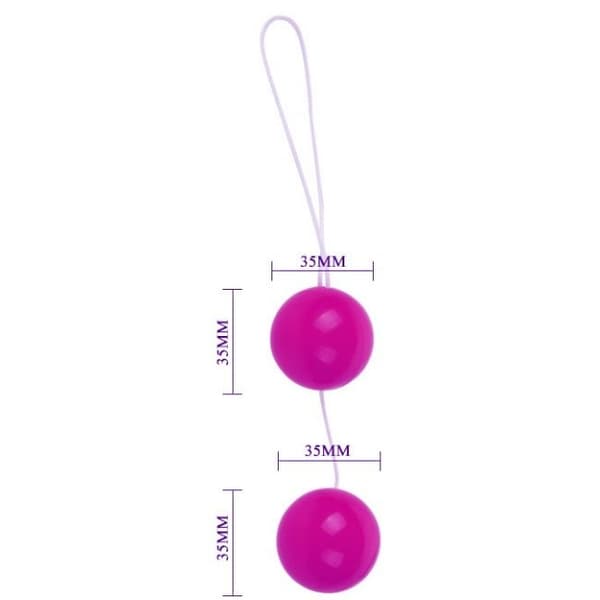 Baile - Tvillingballer Lila kinesiske baller Unisex