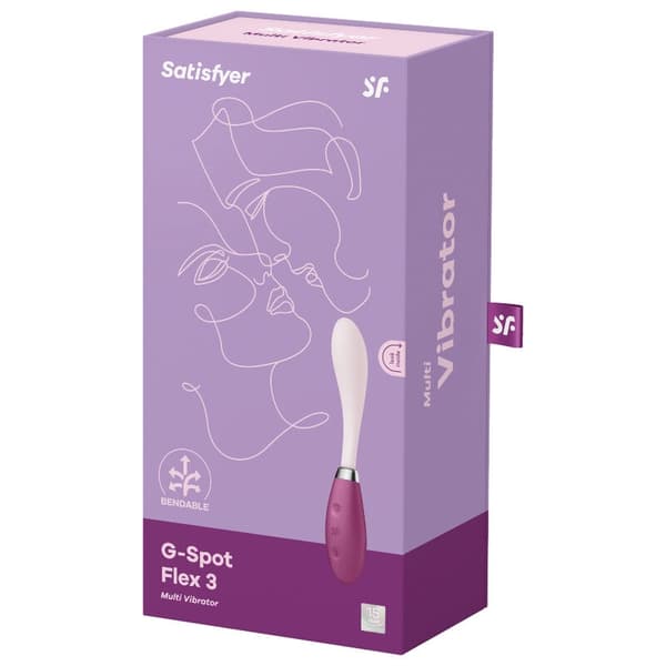 Satisfyer - G-Spot Flex 3 Multi Vibrator Rød