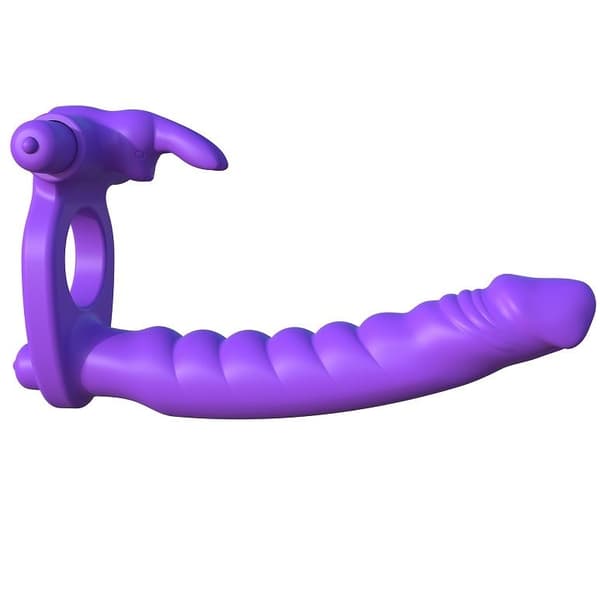 Fantasy C-Ringz - Silikone Dobbelt Vibrator Kanin