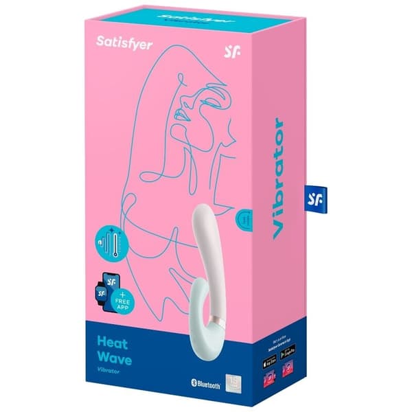 Satisfyer - Heat Wave Vibrator App Hvid
