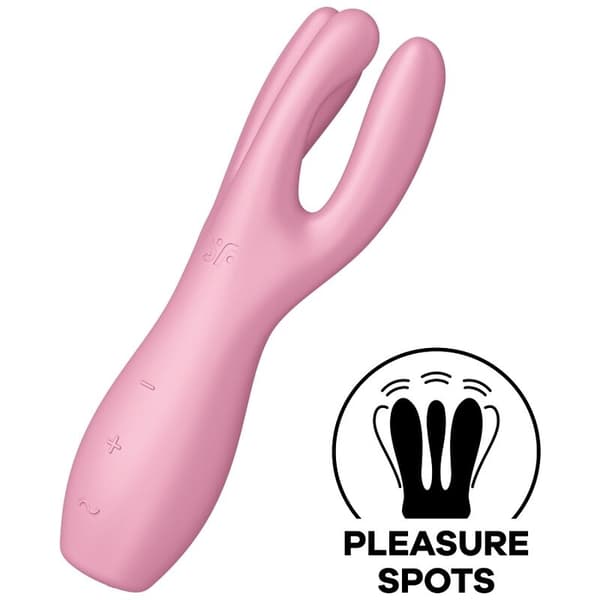 Satisfyer - Threesome 3 Vibrator Rosa