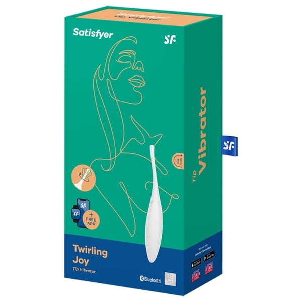 Satisfyer - Twirling Joy Clit Tip Vibrator Hvit