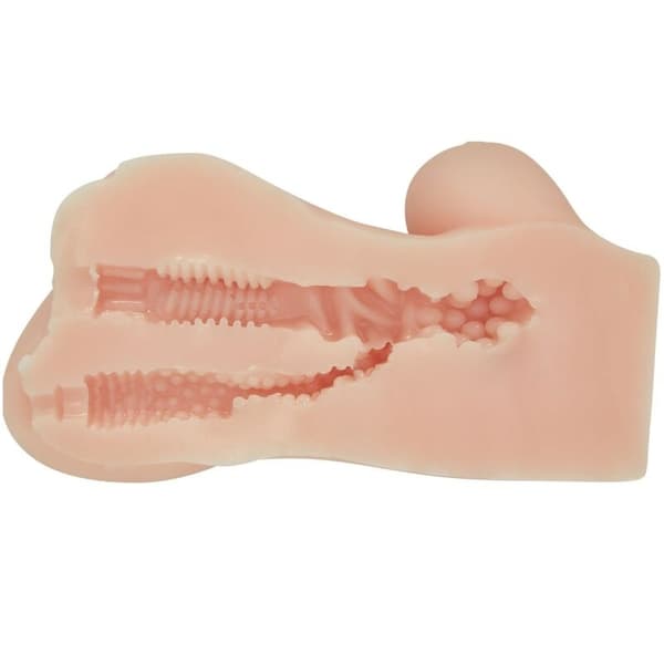 Crazy Bull - Realistisk vagina og anus Hannah Vibrator