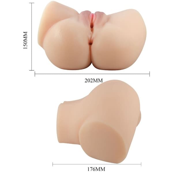 Crazy Bull - Realistisk vagina og anus Emilia Vibrator