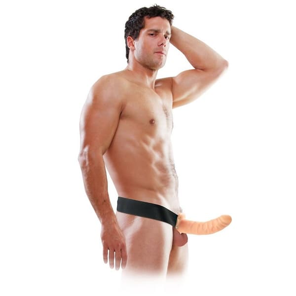 Fetish Fantasy Series - 19 Cm Hollow Strap-On Natural