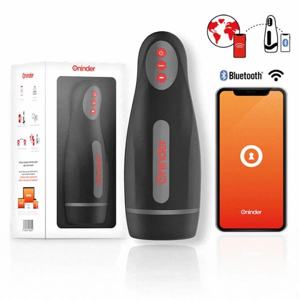 Oninder - Seoul Oppladbar Male Masturbator 10 Speed ​​- Gratis App