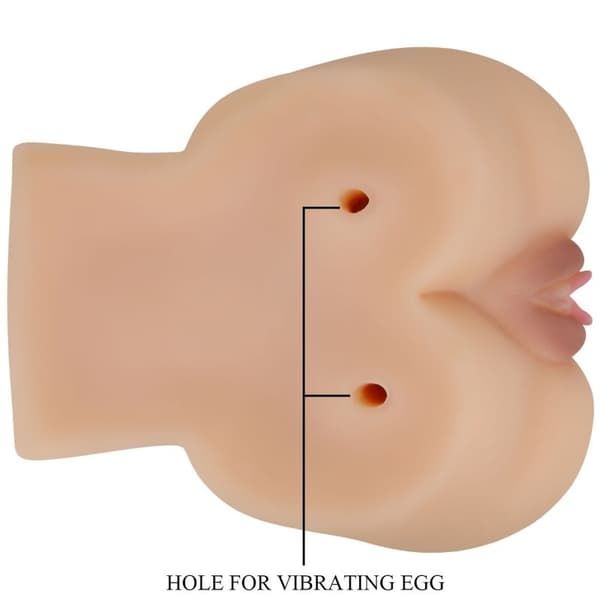 Crazy Bull - Realistisk vagina og anus Kylie Vibrator
