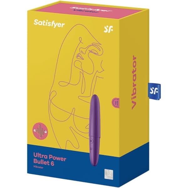 Satisfyer - Ultra Power Bullet 6 Lilla