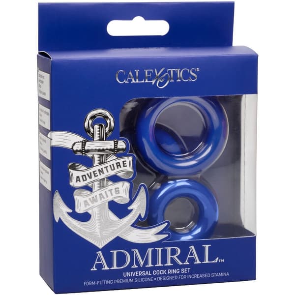 Calexotics - Amiral Cock Ring Set Blå