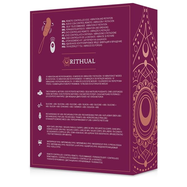 Rithual - Esha Egg Remote Control System Rotasjon + Vibrasjon