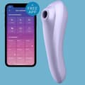 Miniatyrbilde 5 av 8: Satisfyer - Dual Pleasure Air Pulse Vibrator Mauve