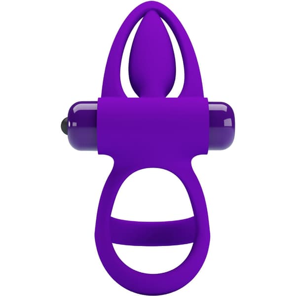 Pretty Love - Vibratorring 10 Vibrasjoner Fiolett silikon