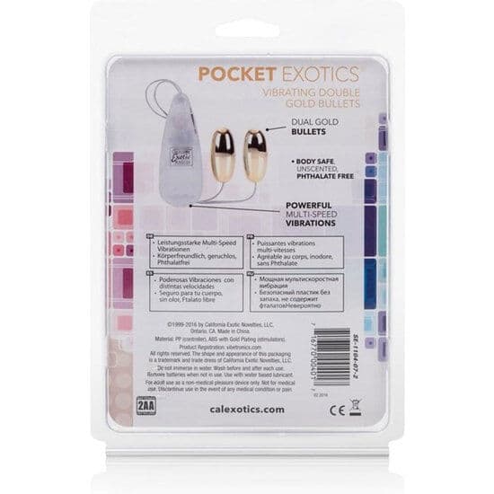 Calexotics - Vibrating Bullets Gold Duo