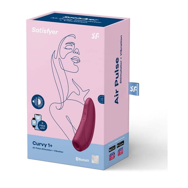 Satisfyer - Curvy 1 + Rød Pink
