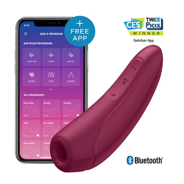 Satisfyer - Curvy 1 + Rød Pink