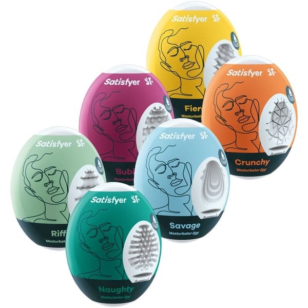 Satisfyer - Masturbator ägg 6 enheter set