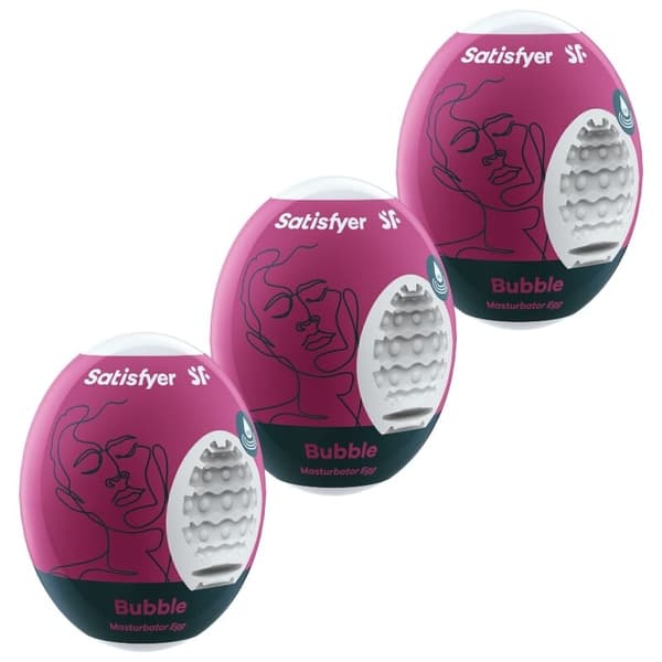 Satisfyer - 3 Masturbator Æg Boble
