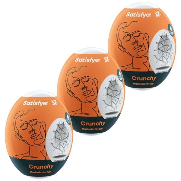 Satisfyer - 3 Masturbator Egg Crunchy