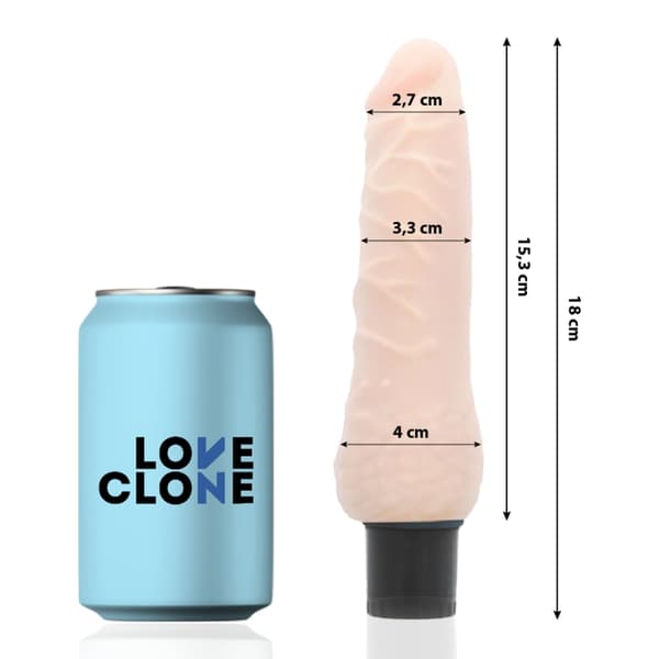 Loveclone - Sven Self Lubrication Vibrator 18,5 Cm -O- 3,3 Cm