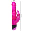 Miniatyrbild 4 av 4: Baile - Waves Of Pleasure Fantasy Vibrator Med Lilac Rabbit 23 Cm