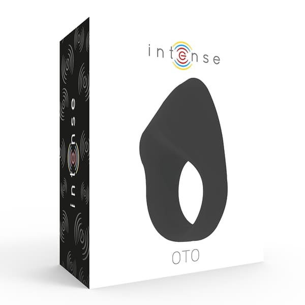 Intense - Oto Black Genopladelig Vibrator Ring