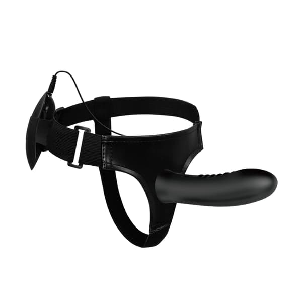 Pretty Love - Myron Strap On Med Vibrasjon Og Hollow Dildo