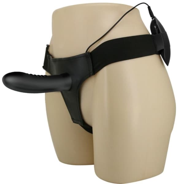 Pretty Love - Myron Strap On Med Vibrasjon Og Hollow Dildo