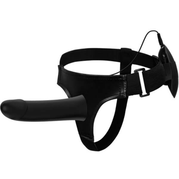 Pretty Love - Vito Strap On Med Hollow Dildo Och Vibration 17,3 Cm