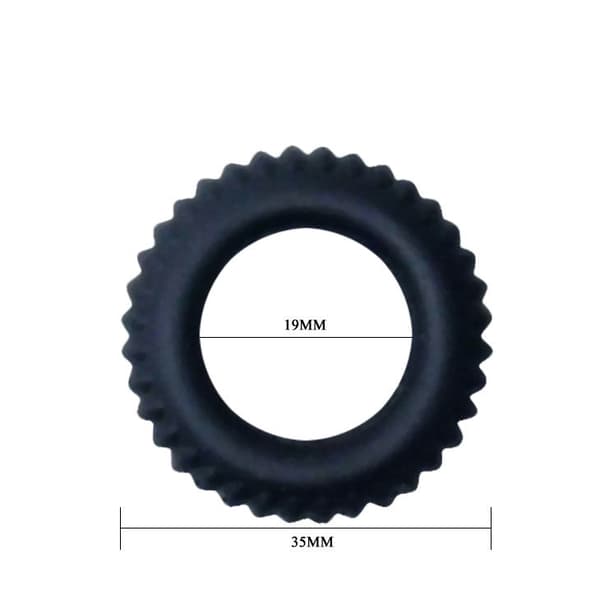 Baile - Titan Cockring Sort 1,9 Cm