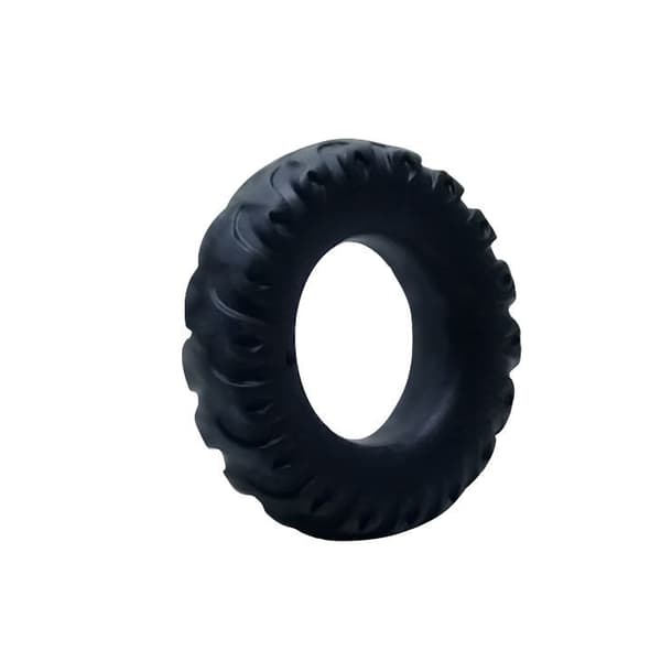 Baile - Titan Cockring Svart Grønn 2 Cm
