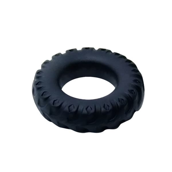 Baile - Titan Cockring Svart Grønn 2 Cm