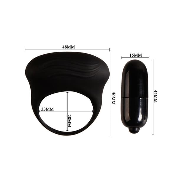 Pretty Love - Bertram Black Vibrator Ring