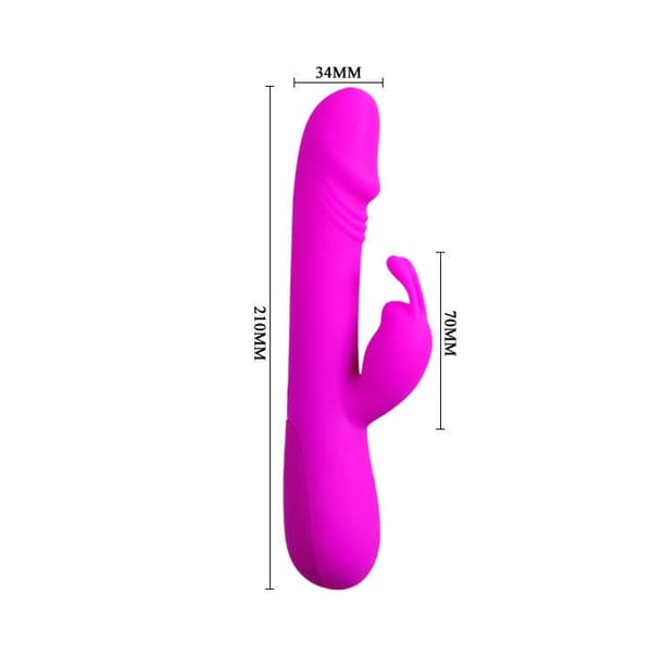 Pretty Love - Flirt Vibrator med kanin Clement