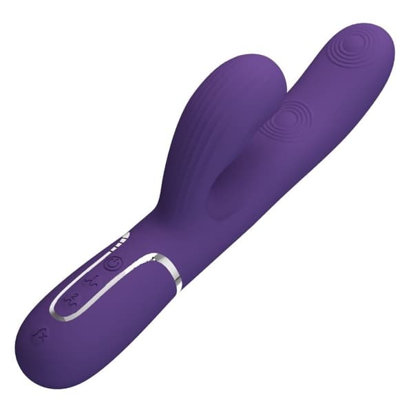 Pretty Love - Perlita G-Spot Vibrator 3 i 1 multifunksjon lilla