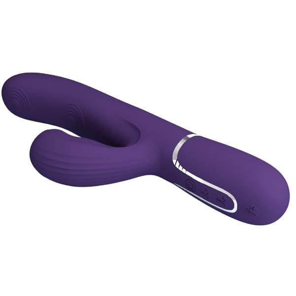 Pretty Love - Perlita G-Spot Vibrator 3 i 1 multifunksjon lilla