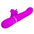 Pikkukuva 5 / 11: Pretty Love - Monitoiminen Rabbit Vibrator 4 In 1 Butterfly Fuksia