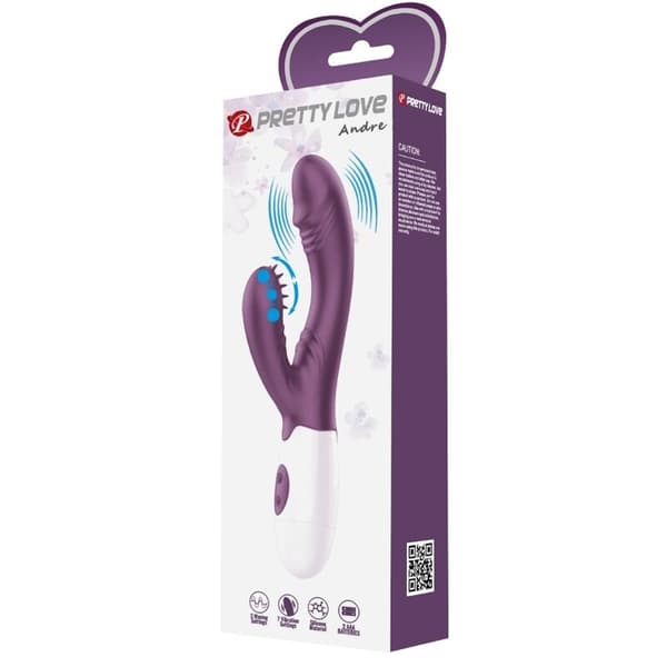 Pretty Love - Andre Rabbit Vibrator & G-Point Stimulator Lilla