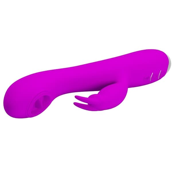 Pretty Love - Rachel genopladelig vibrator med lilla sugekop