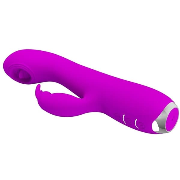 Pretty Love - Rachel genopladelig vibrator med lilla sugekop