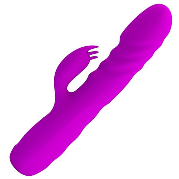 Pretty Love - Melanie Purple Genopladelig Rabbit Vibrator