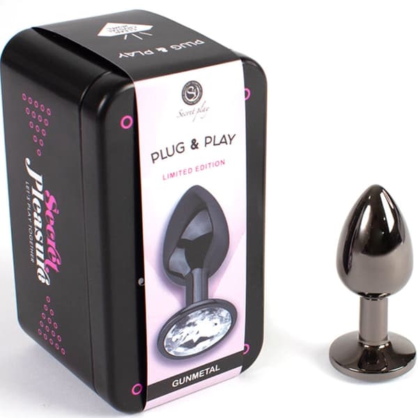 Secretplay - Gunmetal Butt Plug Small Storlek 7 Cm
