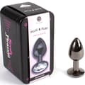 Miniatyrbild 3 av 5: Secretplay - Gunmetal Butt Plug Small Storlek 7 Cm