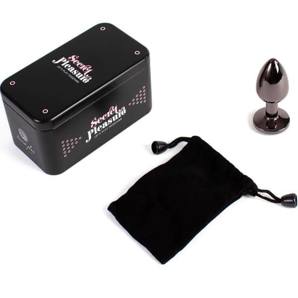 Secretplay - Gunmetal Butt Plug Small Storlek 7 Cm
