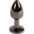 Miniatyrbild 1 av 5: Secretplay - Gunmetal Butt Plug Small Storlek 7 Cm