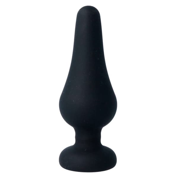 Intense - Analplugg Pipo L Svart Silikon 13 Cm