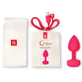 Miniatyrbilde 4 av 6: G-Vibe - Funtoys Gplug Anal Oppladbar Vibrator Liten Neon Rosa 3Cm