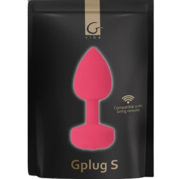 G-Vibe - Funtoys Gplug Anal Oppladbar Vibrator Liten Neon Rosa 3Cm